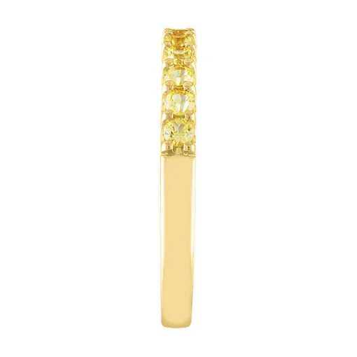Yellow Sapphire Ring In 10K Yellow Gold